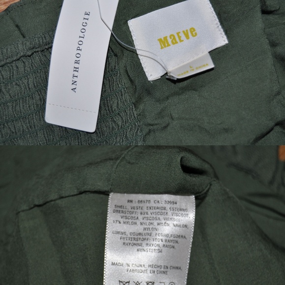 New Anthropologie MAEVE Sunset View Halter Top NWT - Picture 6 of 8